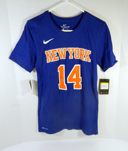 Men's New York Knicks Allonzo Trier #14 DriFit Blue T-Shirt S Nike NWT 903S