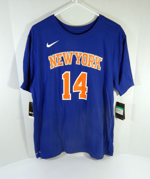 Men's New York Knicks Allonzo Trier #14 DriFit Blue T-Shirt XL Nike NWT 904S
