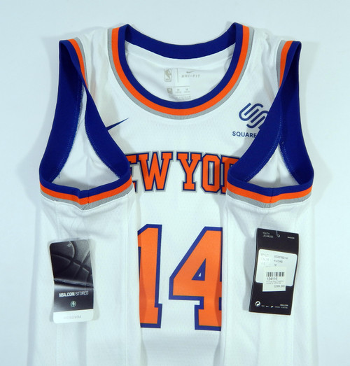 Youth New York Knicks Allonzo Trier #14 White Jersey Assoc Swgman M Nike NWT 10S
