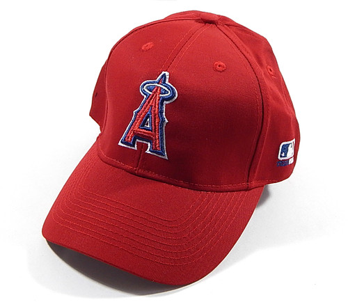 California Angels Logo Team MLB OC Sports Hat Cap Red Size Youth Adjustable