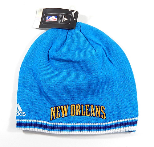 New Orleans Hornets Adidas NBA Beanie Hat Blue New 614768S