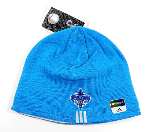 New Orleans Hornets Adidas Official NBA Team Headwear Reversible Beanie Hat New
