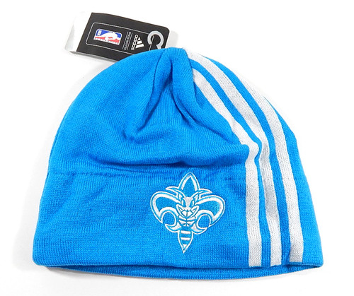 New Orleans Hornets Adidas NBA Reversible Beanie Hat Blue New 614771S