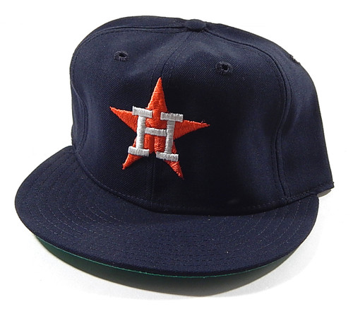 Houston Astros New Era Pro Model Vintage Deadstock Fitted Hat Cap Size 7