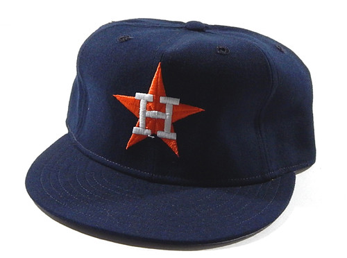 Houston Astros New Era Pro Model Deadstock Fitted Hat Size Between 7 1/8 & 7 1/4