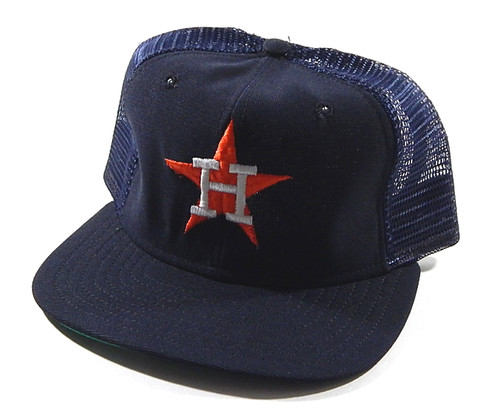 Houston Astros New Era Pro Model Deadstock Mesh Snapback Hat Cap XXL