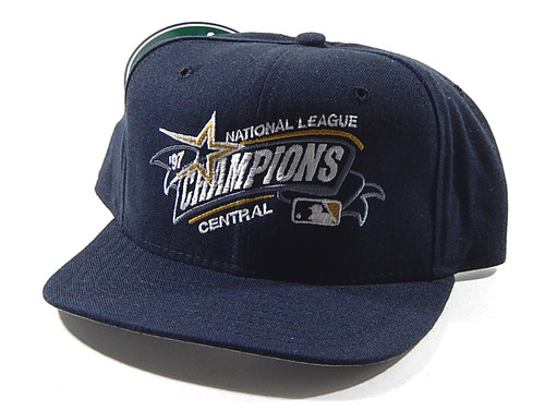 Houston Astros 1997 NL Champions New Era Deadstock Snapback Hat Cap M-L