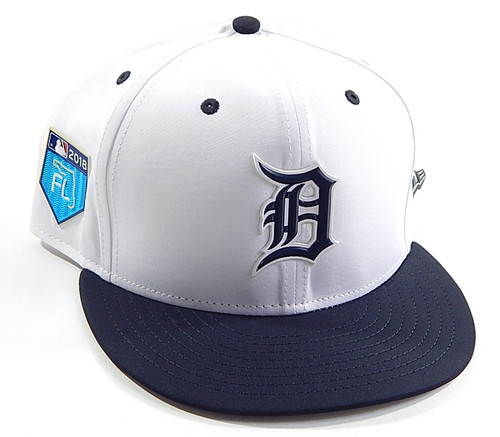 2018 Detroit Tigers White Alternate New Era 59Fifty 5950 Fitted Hat 7 1/8
