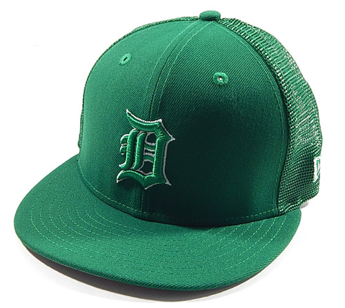 2021 Detroit Tigers St. Patrick's Day Mesh MLB New Era 59Fifty Fitted Hat 6 3/4