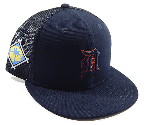 2022 Detroit Tigers Away Spring Training Mesh New Era 59Fifty Fitted Hat 7 1/2