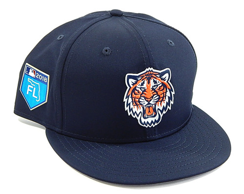 2018 Detroit Tigers Spring Training Navy Blue New Era 59Fifty 5950 Fitted Hat 8