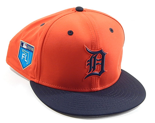 2018 Detroit Tigers Spring Training Orange New Era 59Fifty 5950 Fitted Hat 8