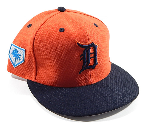 2019 Detroit Tigers Spring Training Orange MLB New Era 59Fifty Fitted Hat 8 1/8