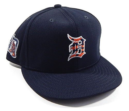 2020 Detroit Tigers Batting Practice Navy Blue New Era 5950 59Fifty Fitted Hat 7