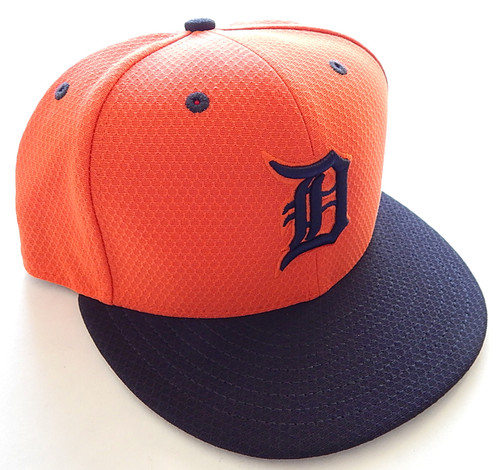 Detroit Tigers Spring Training Orange MLB New Era 59Fifty Fitted Hat Size 8 1/4