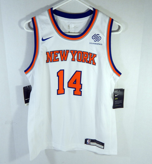 Youth New York Knicks Allonzo Trier #14 White Assoc Jersey Swingman L Nike NWT
