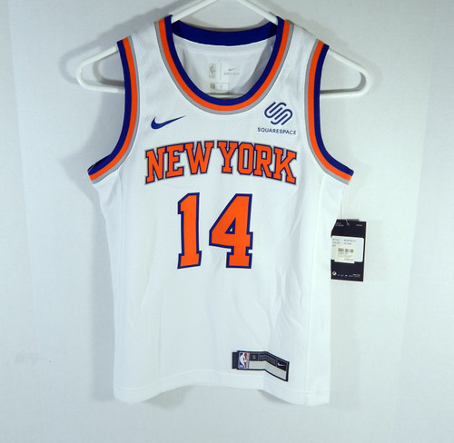 Youth New York Knicks Allonzo Trier #14 White Assoc Jersey Swingman S Nike NWT
