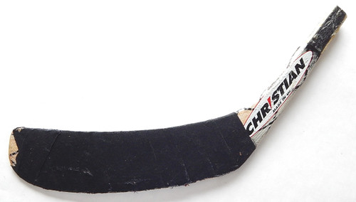 Marek Malik Game Used Hockey Stick Blade Christian Carolina Hurricanes