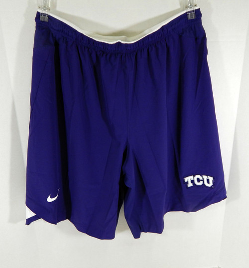Texas Christian University TCU Men's Purple Football DriFit Shorts Nike 2XL Used