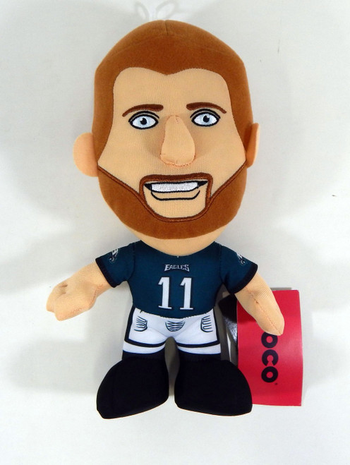 New Philadelphia Eagles Carson Wentz #11 10" Green Plush Figure FOCO