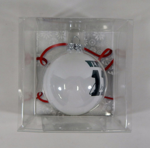 New Carson Wentz Philadelphia Eagles #11 Christmas Hallmark White Ornament NIB