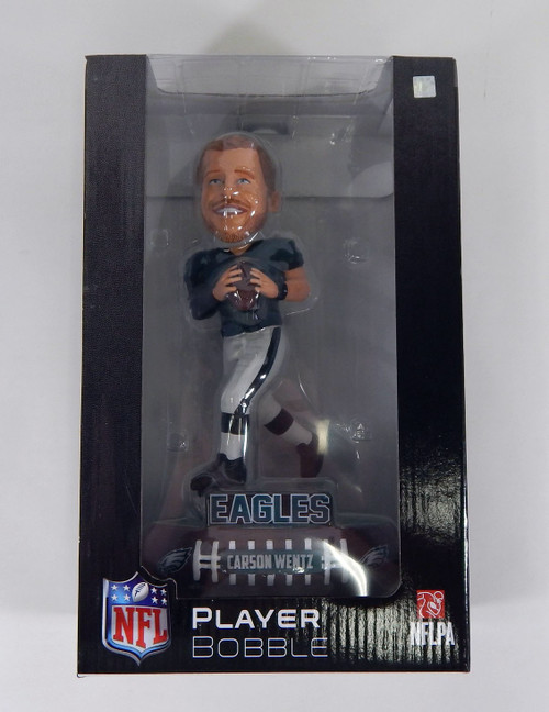 New Carson Wentz Philadelphia Eagles Baller Special Edition Bobblehead NFL
