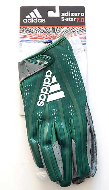 Adidas Adizero 5-Star 7.0 Leather Football Gloves Forest Green Adult XXL New