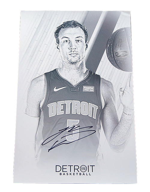 Luke Kennard Signed 12x18 Lithograph Auto Autograph Detroit Pistons