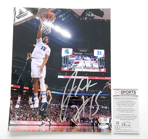 Jahlil Okafor Signed 8x10 Photo Duke University Auto Autograph COA