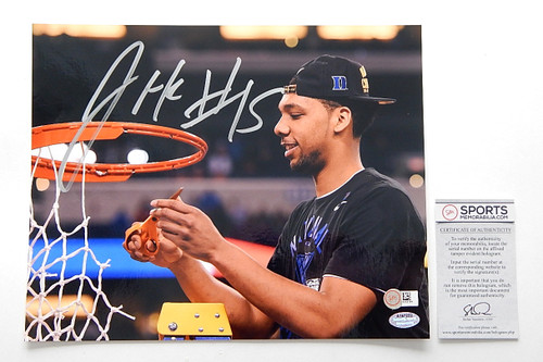 Jahlil Okafor Signed 8x10 Photo Duke University Auto Autograph COA Cutting Net
