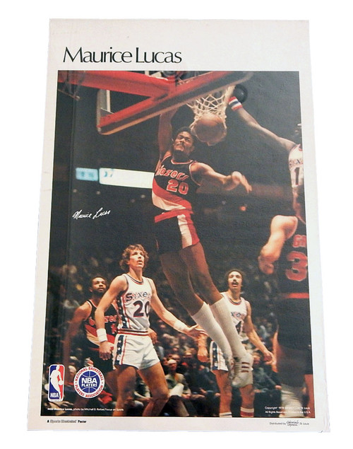 1978 Sports Illustrated Maurice Lucas Poster Measures 24" X 36"