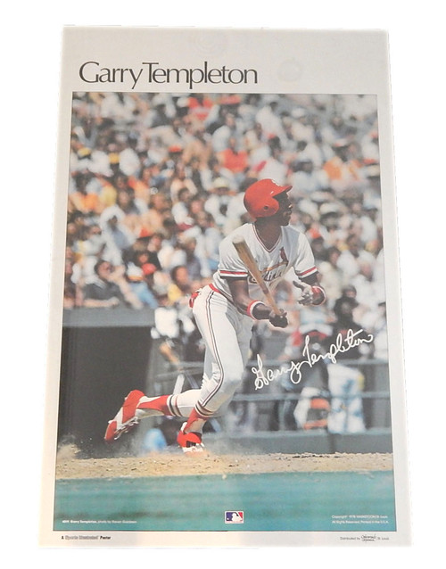 1978 Sports Illustrated Garry Templeton Poster Measures 24" X 36"