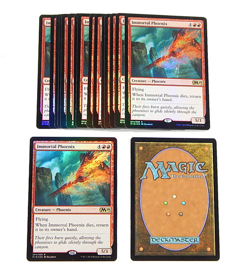 Lot of (17) MTG Magic The Gathering Immortal Phoenix Foil Gift Pack Mint GP4/005