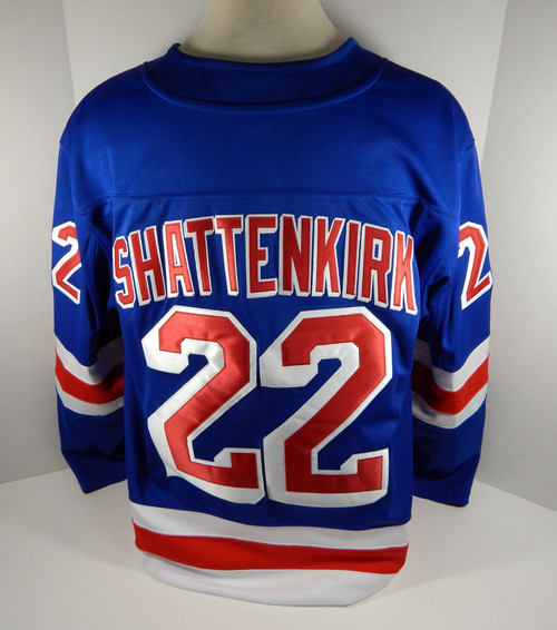 Mens New York Rangers Kevin Shattenkirk #22 Fanatics Premier Blue Jersey M
