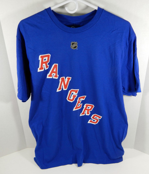 Men's New York Rangers Jimmy Vesey #26 Fanatics Player Blue T-Shirt L