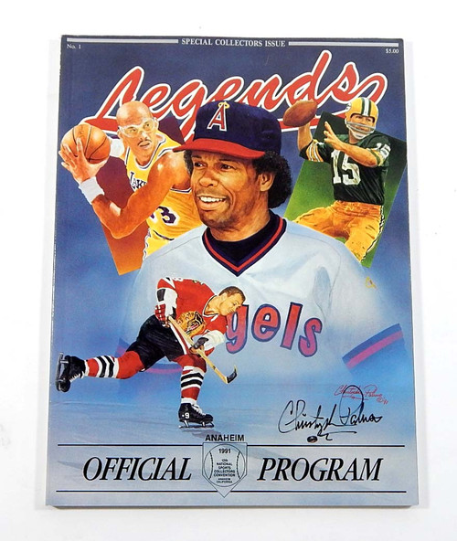 Legends #1 Special Collectors Issue Sports Program Signed By Christoper Paluso