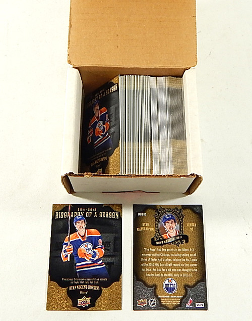 Lot of (100) 2011-12 Upper Deck Biography of A Season Ryan Nugent-Hopkins