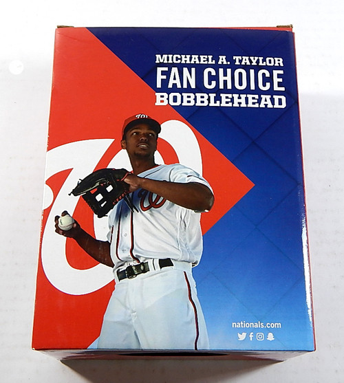 2016 Michael A. Taylor Fan Choice Bobblehead In Box ^ MASN SGA