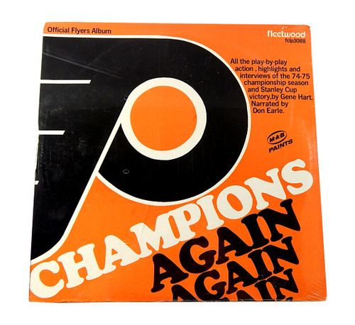 1974-75 Philadelphia Flyers Champions Again Record Album (Sealed) Bobby Clarke