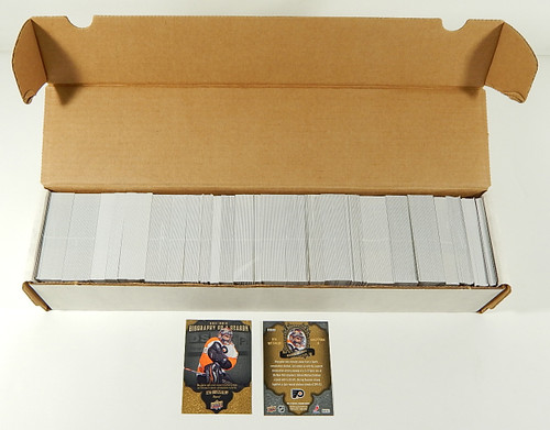 Lot of (850) 2011-12 Upper Deck Biography of A Season Ilya Bryzgalov Mint