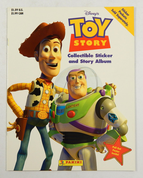 Disney's Toy Story Sticker Album ^ New Unused Panini Pixar Buzz Lightyear Woody