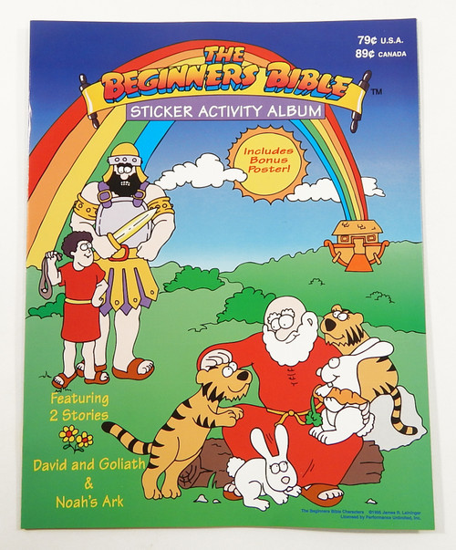 The Beginner's Bible Sticker Activity Album ^ New Unused No Stickers
