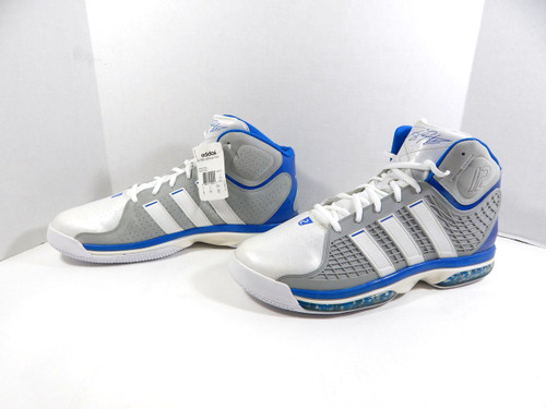 LA Lakers Adidas Dwight Howard AdiPower Howard Midtop Grey Basketball Shoes 17