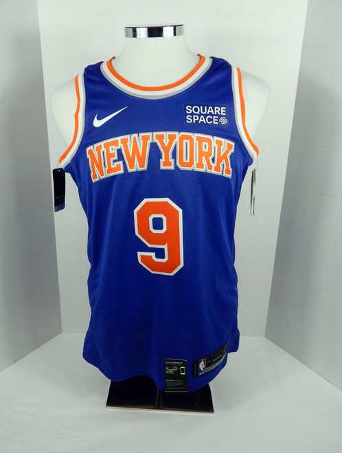 2018-19 Mens New York Knicks RJ Barrett #9 Swingman Icon Blue Jersey Nike 44