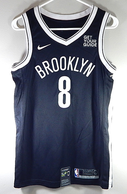 Cui Yongxi #8 Brooklyn Nets Nike Swingman Guide Basketball Jersey Black New 56