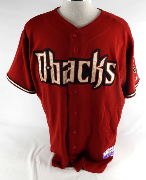 2009 Arizona Diamondbacks Alex Romero #28 Game Used Red Jersey 48 332