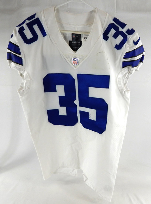 2020 Dallas Cowboys Luther Kirk #35 Game Issued White Jersey 44 852