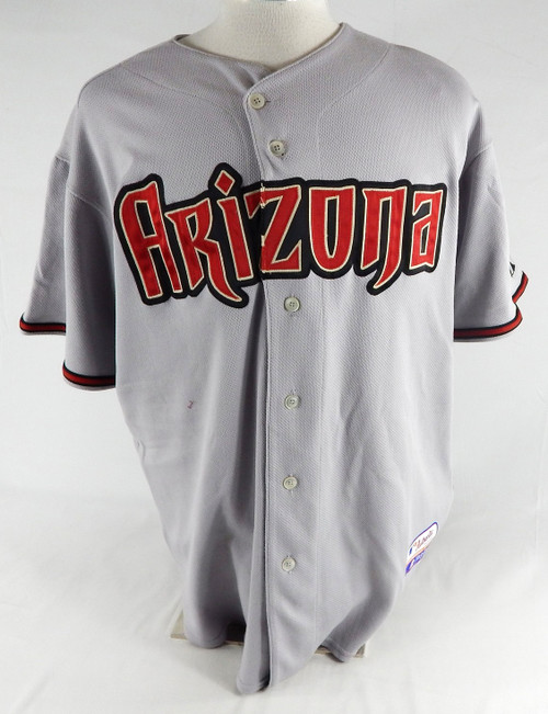 2009 Arizona Diamondbacks Blaine Boyer #55 Game Used Grey Jersey 50 281