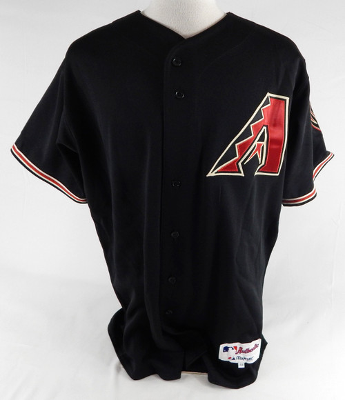 2007 Arizona Diamondbacks Enrique Gonzalez #48 Game Used Black Jersey 48 407