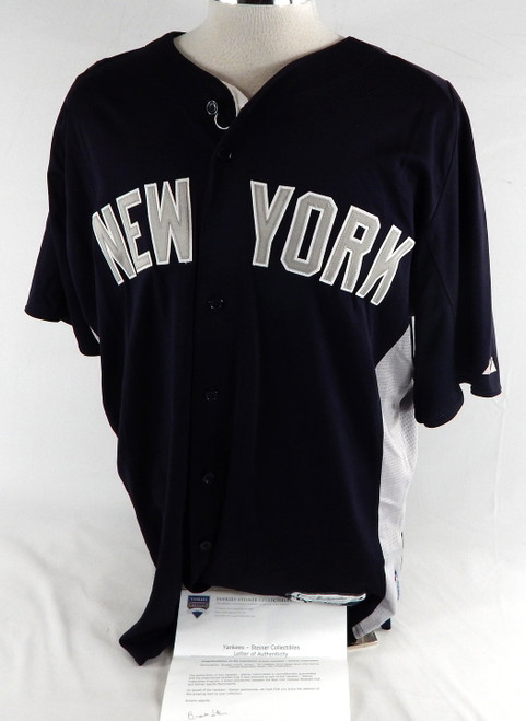 2011 New York Yankees Bradley Suttle #93 Game Used Black Jersey ST 48 723